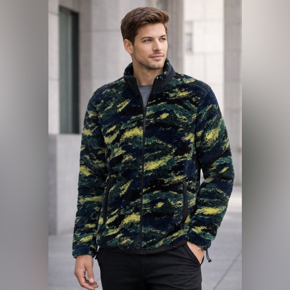 American Eagle Outfitters Other - American eagle retro zip up fleece jacket